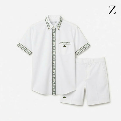 shirt and shorts lacoste
